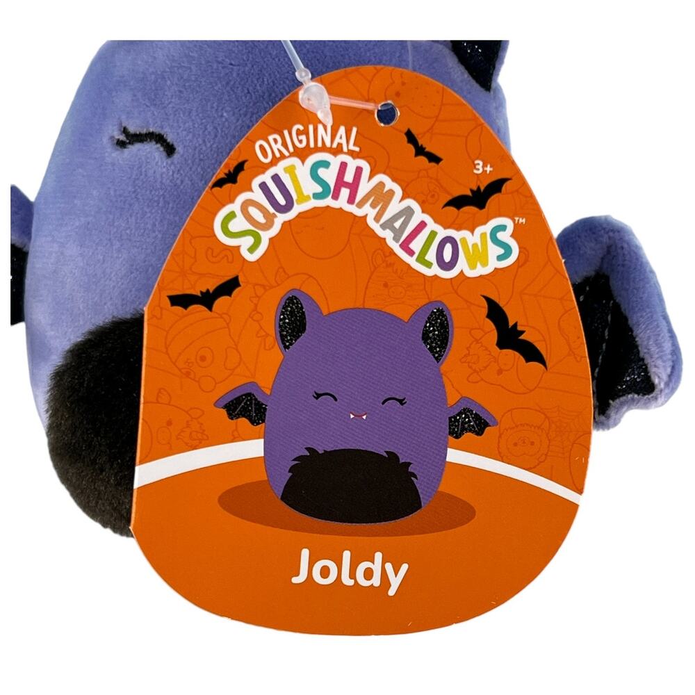 Squishmallow Joldy the Bat Halloween Plush Stuffed Animal with Clip #2 - Picture 7 of 11
